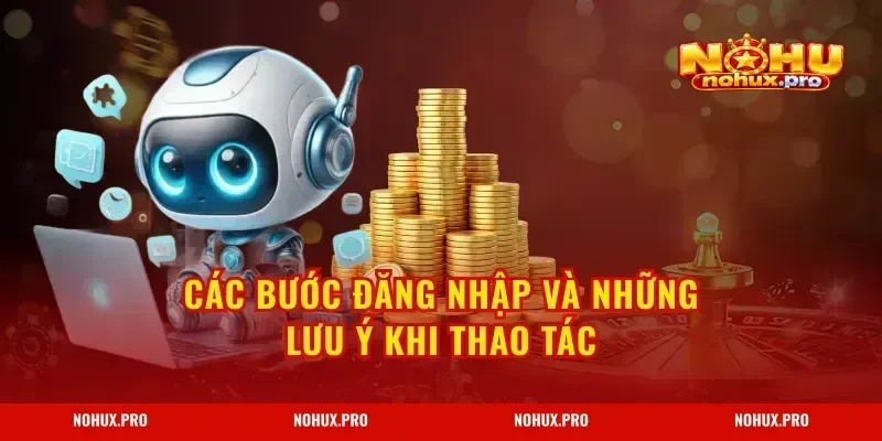 Các bước đăng nhập và những lưu ý khi thao tác