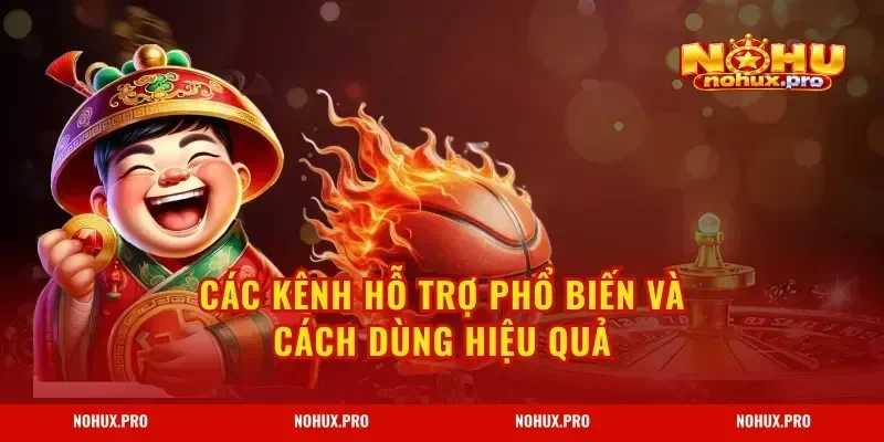 Các kênh hỗ trợ phổ biến và cách dùng hiệu quả